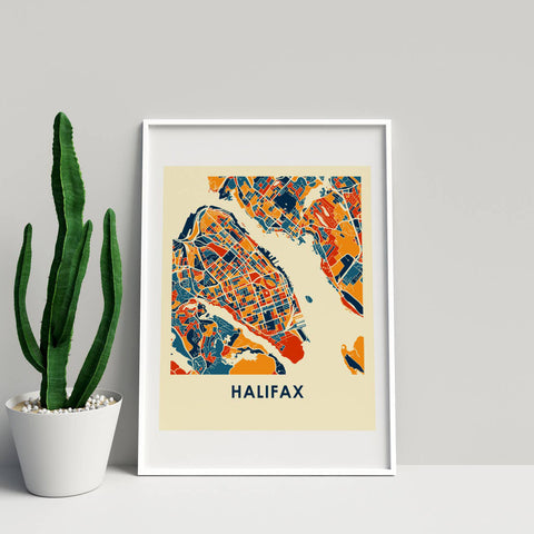 Halifax Map Print