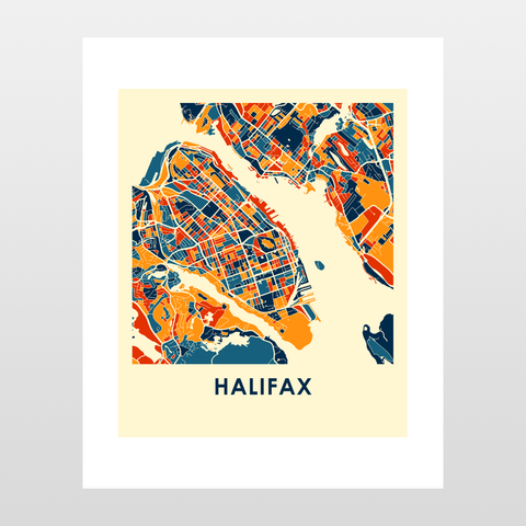 Halifax Map Print