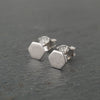 Hexagon Sterling Silver Studs