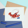 Lobster On The Phone Card