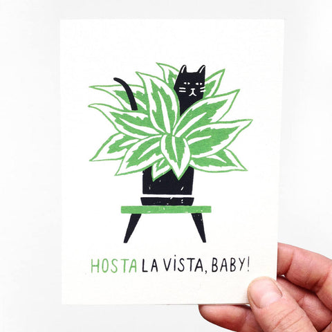 Hosta La Vista Card