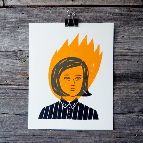 Hot Head Print