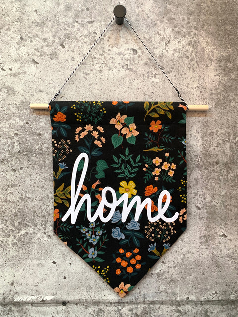 soft flirt x Spruce Moose Banner - Home on Wildflower Field - Dark