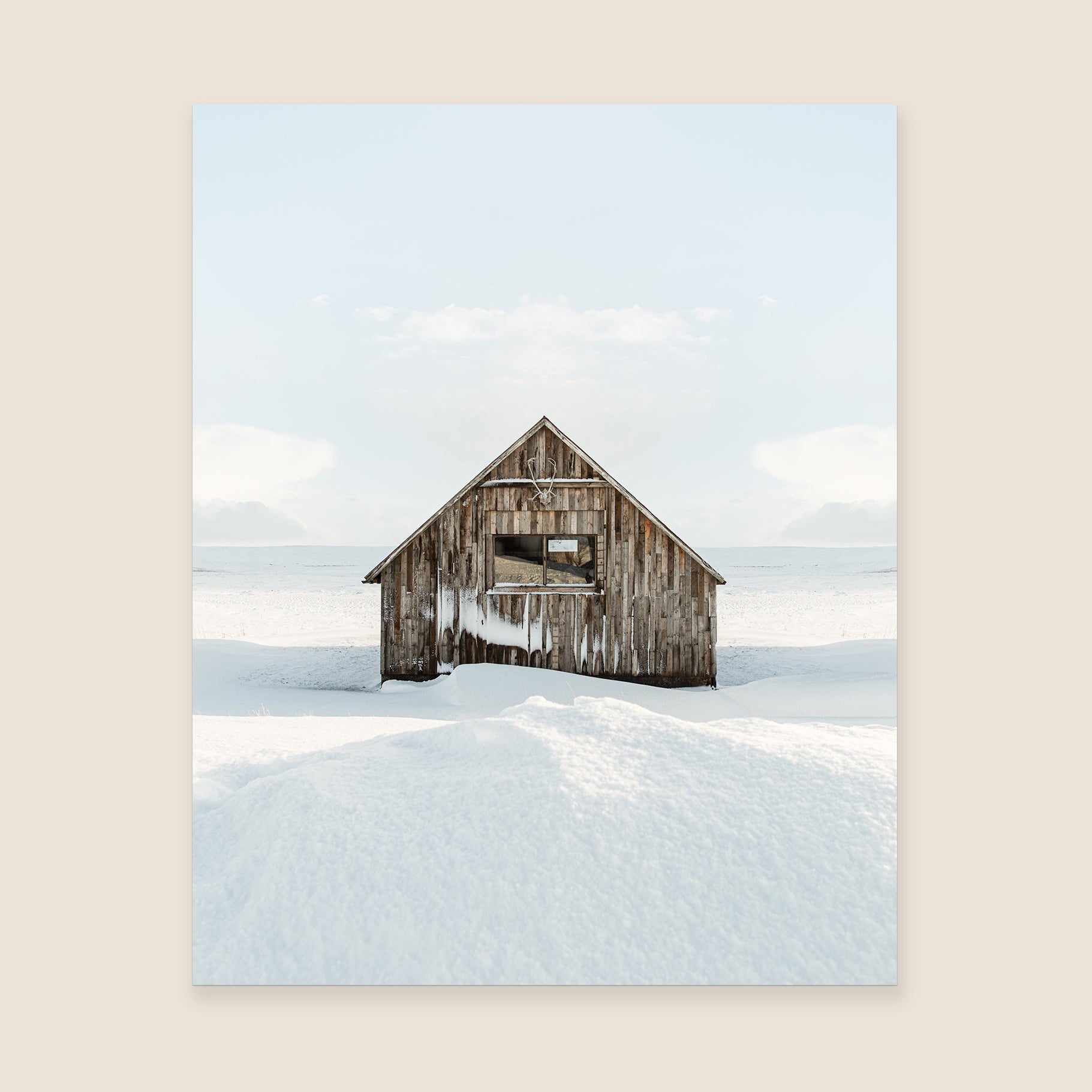Ice Barn Print