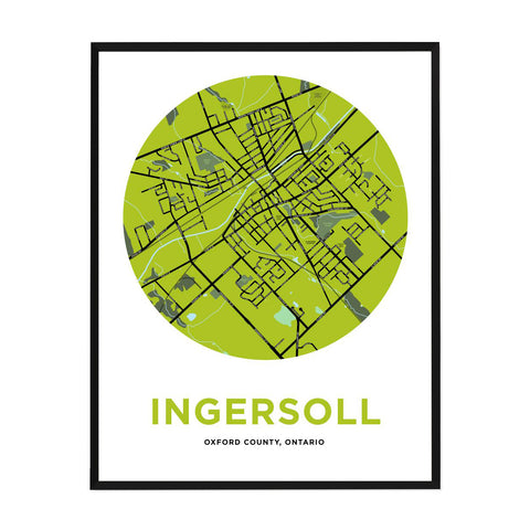 Ingersoll Map Print