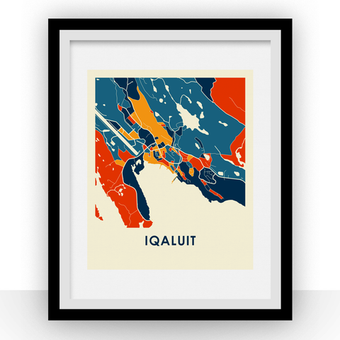 Iqaluit Map Print
