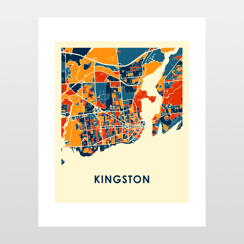 Kingston Map Print