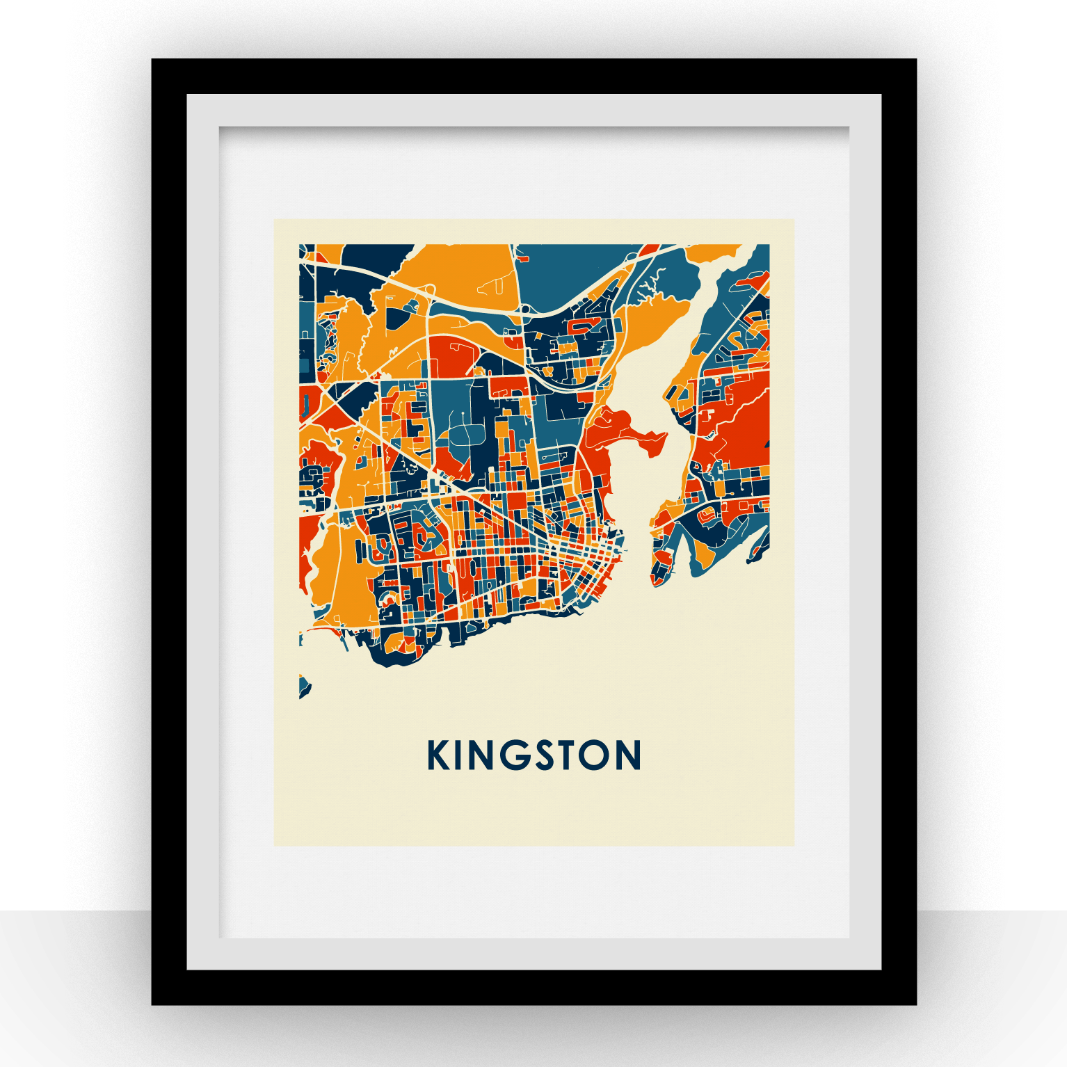 Kingston Map Print