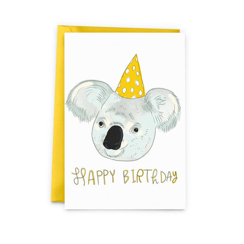 Koala Birthday Card