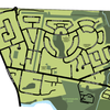 Hamilton Road East Neighbourhood Map Print