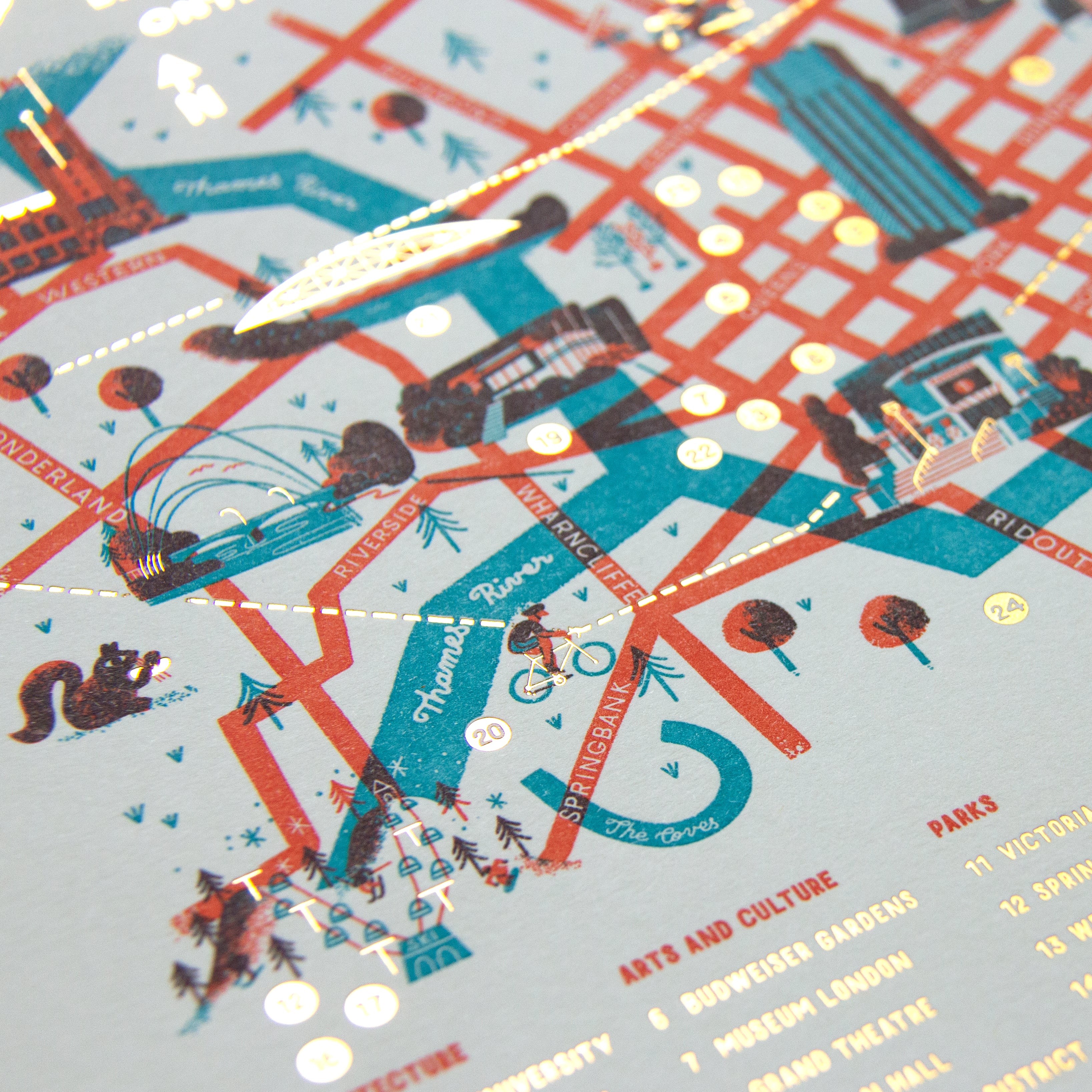 The Map of London – Spruce Moose