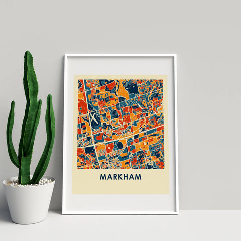 Markham Map Print