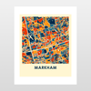 Markham Map Print