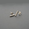 Square Bar Sterling Silver Studs