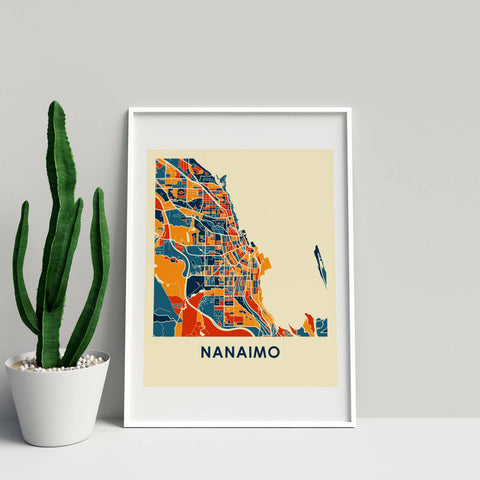 Nanaimo Map Print
