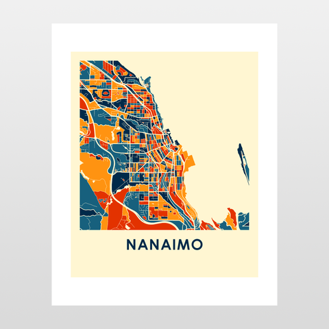 Nanaimo Map Print