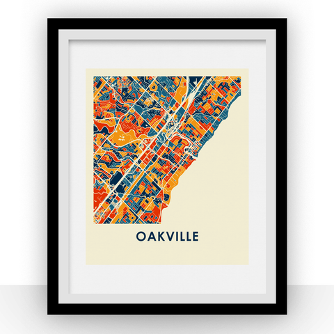 Oakville Map Print