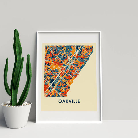 Oakville Map Print