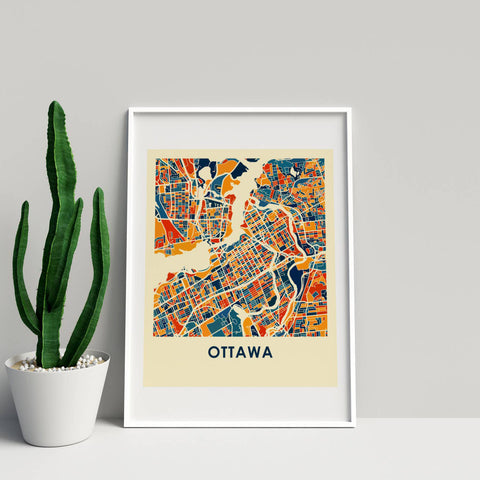 Ottawa Map Print