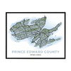 &lt;i&gt;*PICKUP ONLY*&lt;/i&gt;&lt;br&gt;Prince Edward County Map Print
