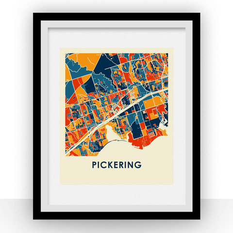 Pickering Map Print
