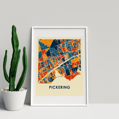Pickering Map Print