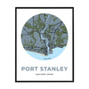 &lt;i&gt;*PICKUP ONLY*&lt;/i&gt;&lt;br&gt;Port Stanley Map Print