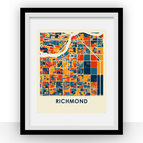 Richmond Map Print