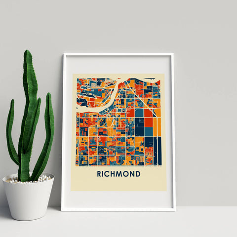 Richmond Map Print