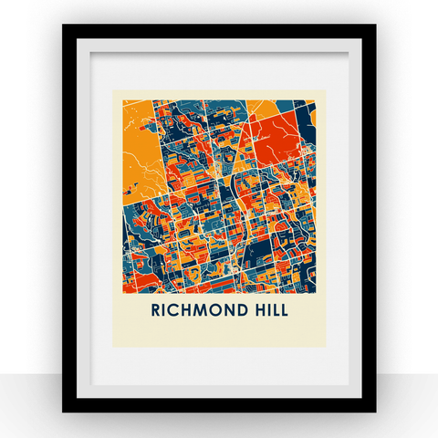 Richmond Hill Map Print