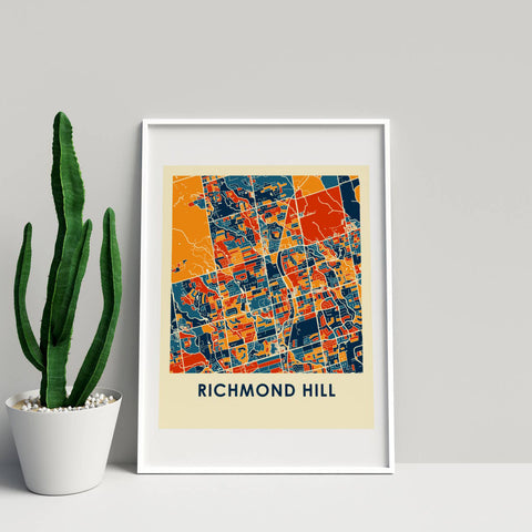 Richmond Hill Map Print