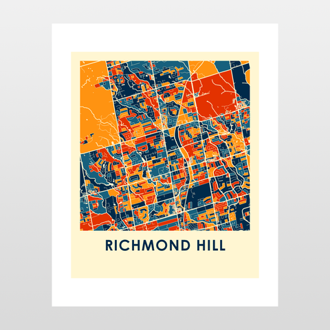 Richmond Hill Map Print