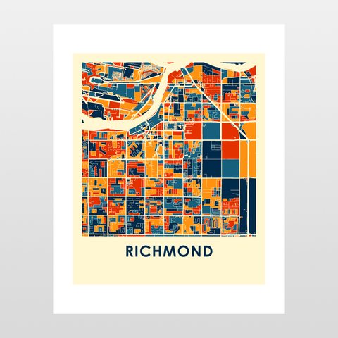 Richmond Map Print