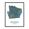 &lt;i&gt;*PICKUP ONLY*&lt;/i&gt;&lt;br&gt;Byron Neighbourhood Map Print