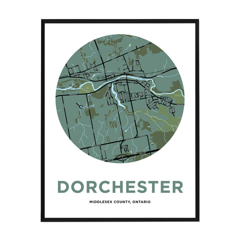Dorchester Map Print