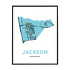 &lt;i&gt;*PICKUP ONLY*&lt;/i&gt;&lt;br&gt;Jackson Neighbourhood Map Print