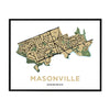 &lt;i&gt;*PICKUP ONLY*&lt;/i&gt;&lt;br&gt;Masonville Neighbourhood Map Print