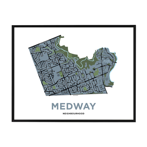 Medway Neighbourhood Map Print