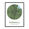 &lt;i&gt;*PICKUP ONLY*&lt;/i&gt;&lt;br&gt;Parkhill Map Print