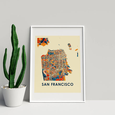 San Francisco Map Print