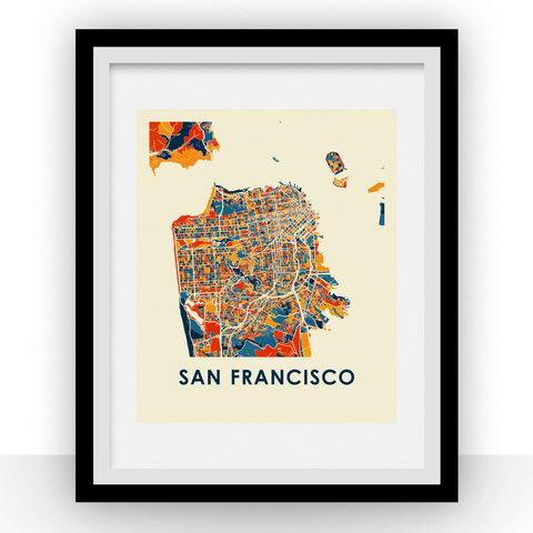 San Francisco Map Print