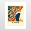 St John&#39;s Map Print