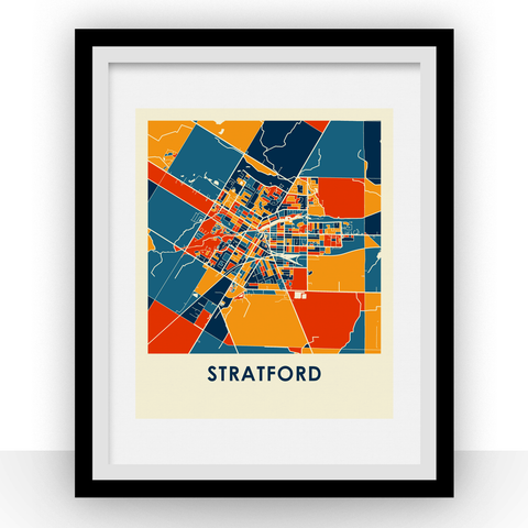 Stratford Map Print