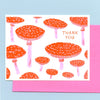 Toadstool Thank You Card