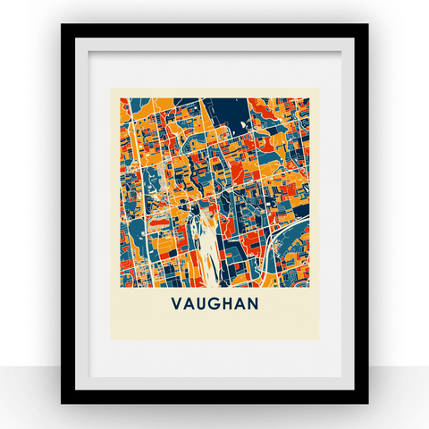 Vaughan Map Print
