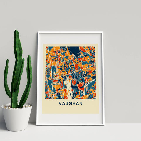 Vaughan Map Print