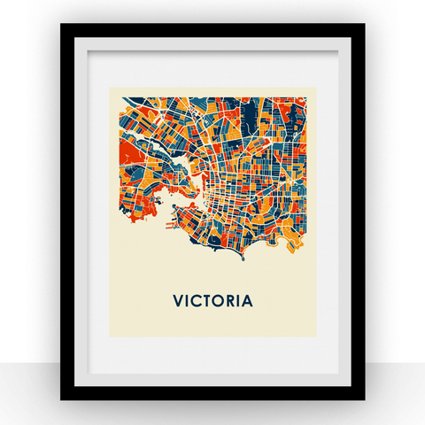Victoria Map Print