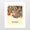 Victoria Map Print