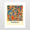Waterloo Map Print