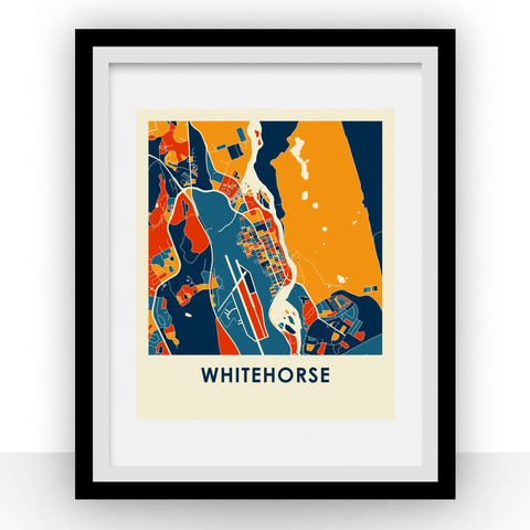Whitehorse Map Print